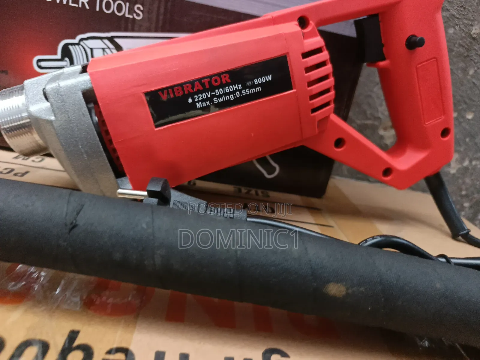 Electric Concrete Vibrator 1 Meter 800watt