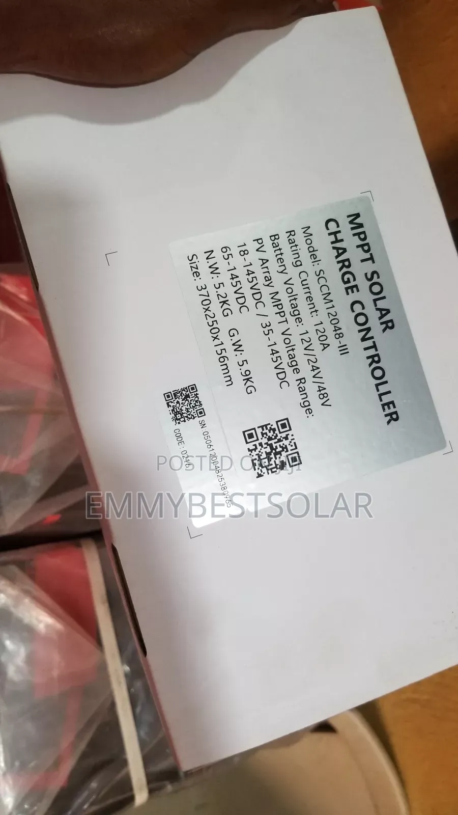 120amps Industrial Felicity Charge Controller