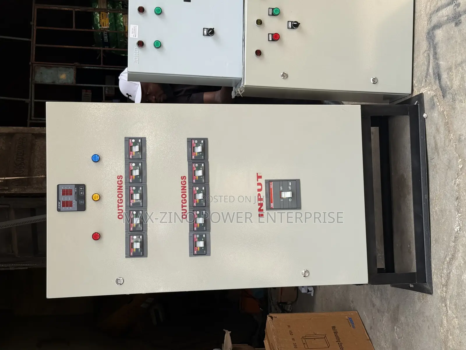 Distribution Panel With Original Main Control Breakers