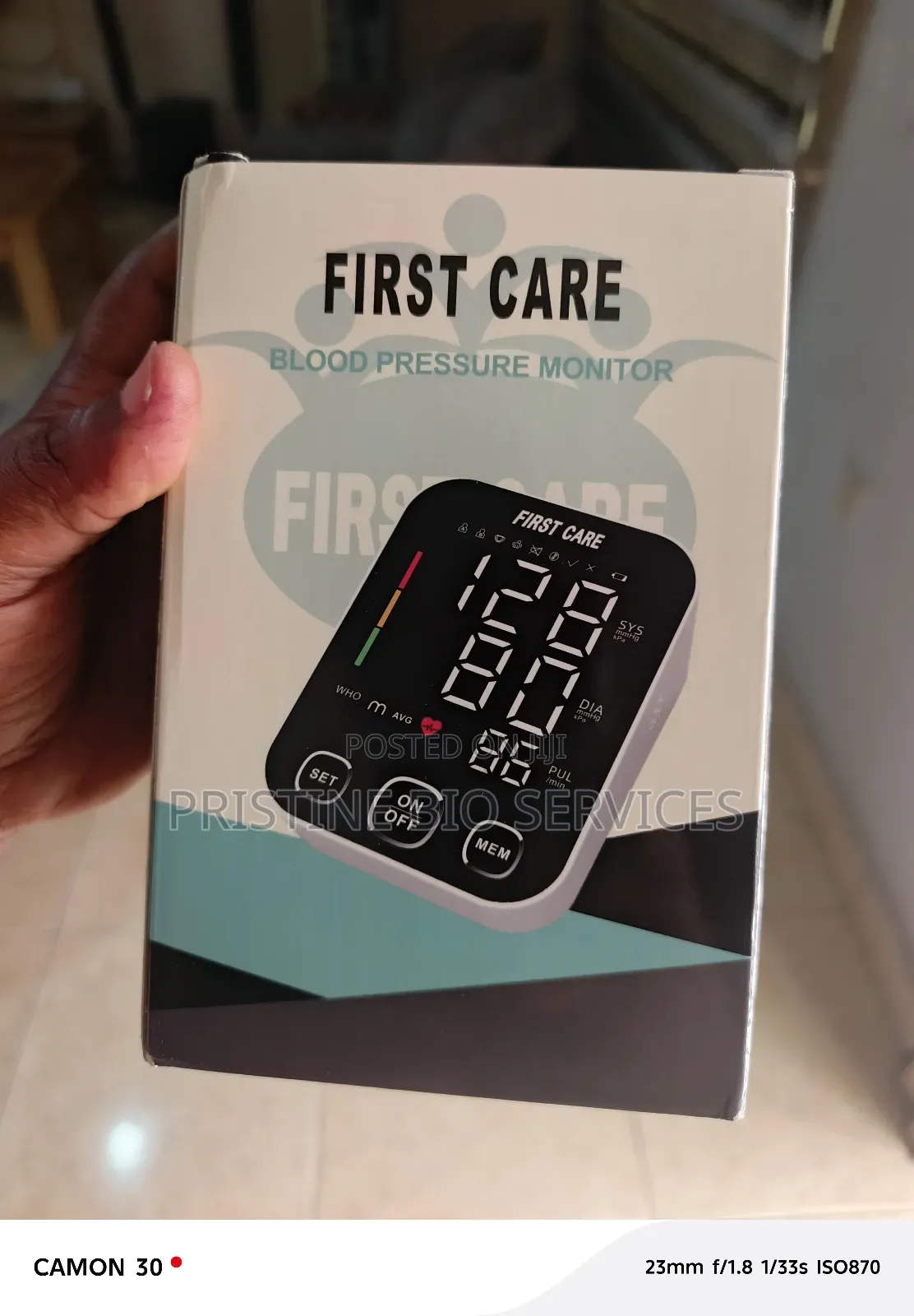 Rechargeable Blood Pressure Monitor
