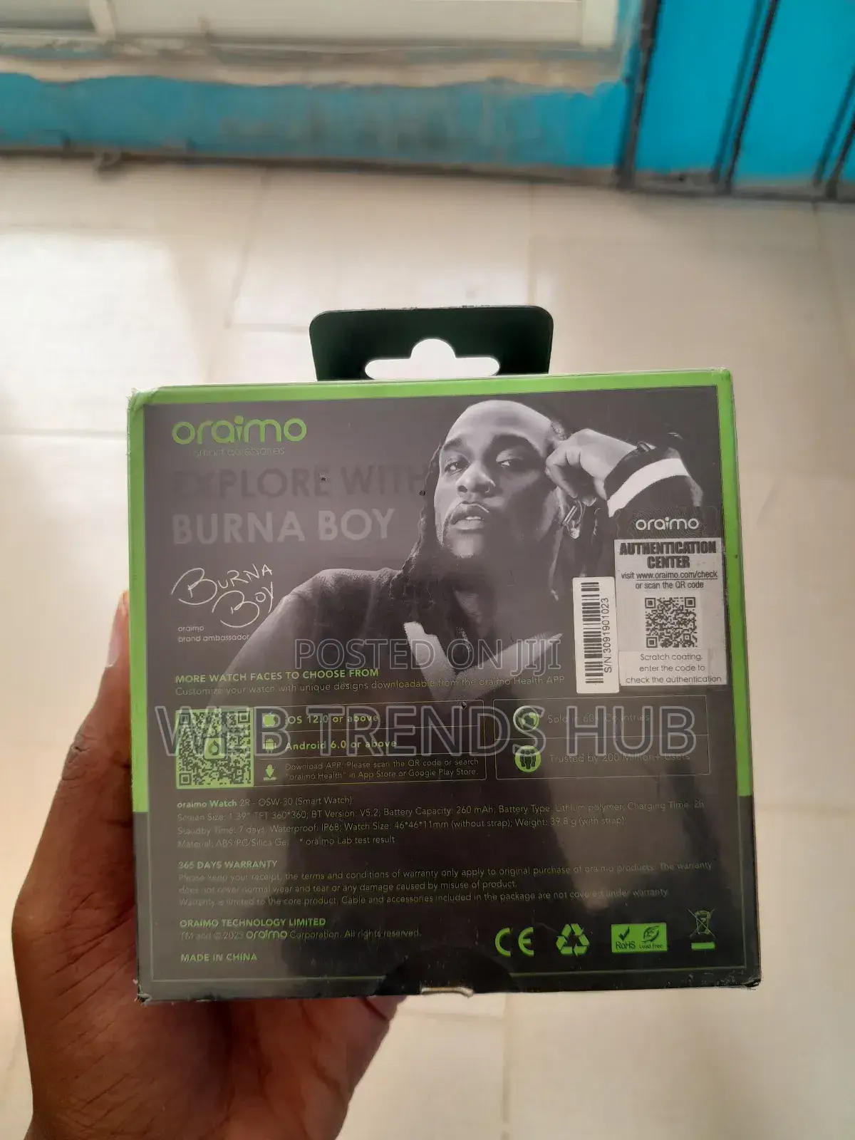 Oraimo Watch 2r (Osw-30) - Roundface Smartwatch