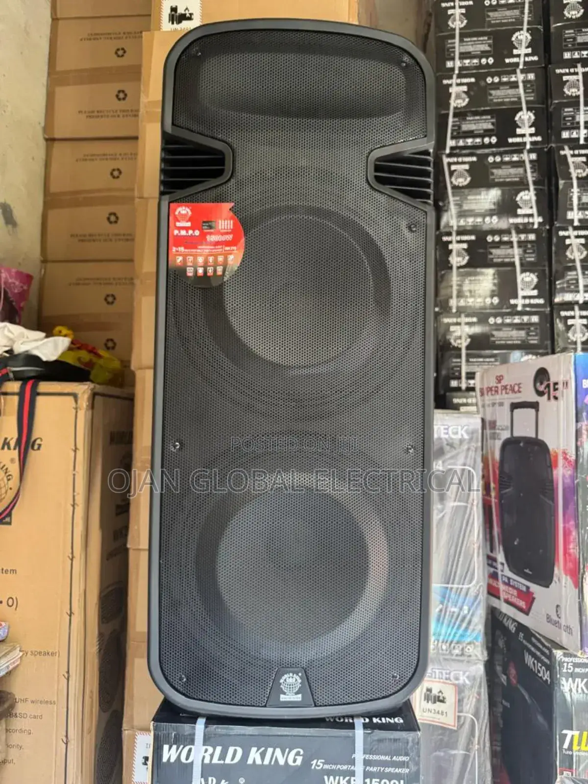 Mighty Public Address System 15" Inches X 2 Double