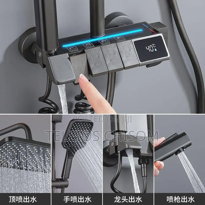 Pressing Button Shower