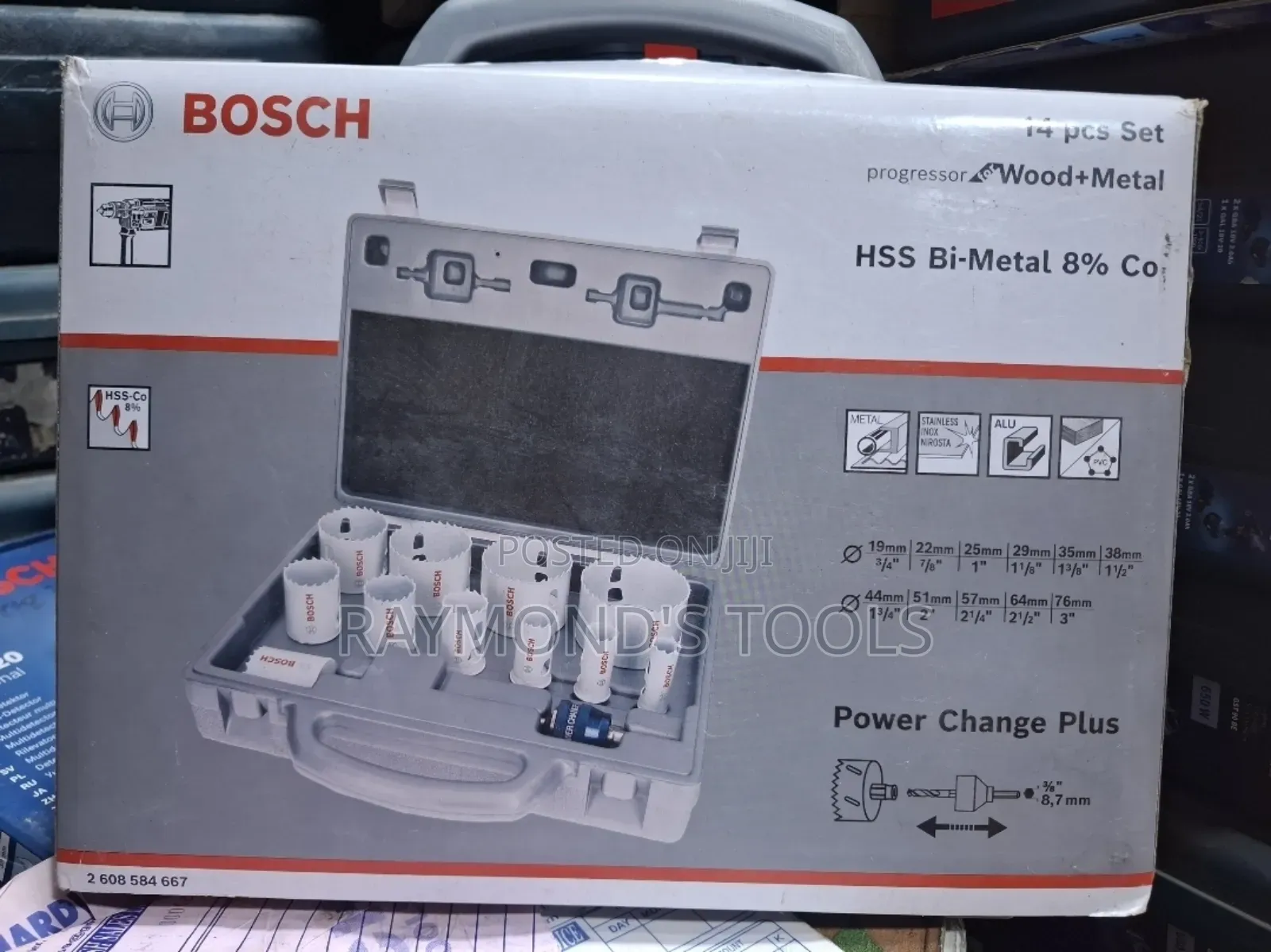 Bosch Stainless Steel Holesaw Set