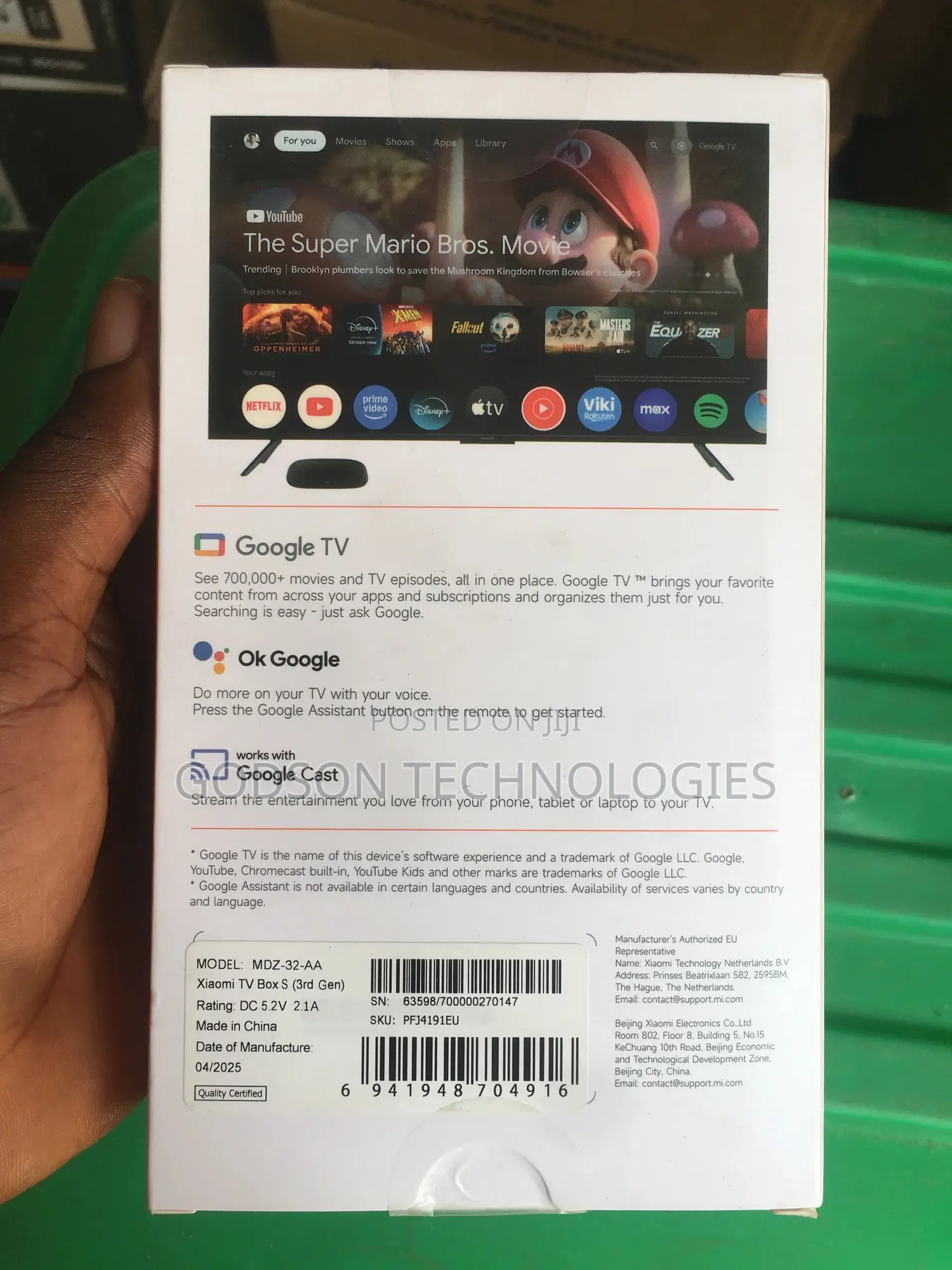 Xiaomi Tv Box S (3rd Gen) 4k Ultra-hd