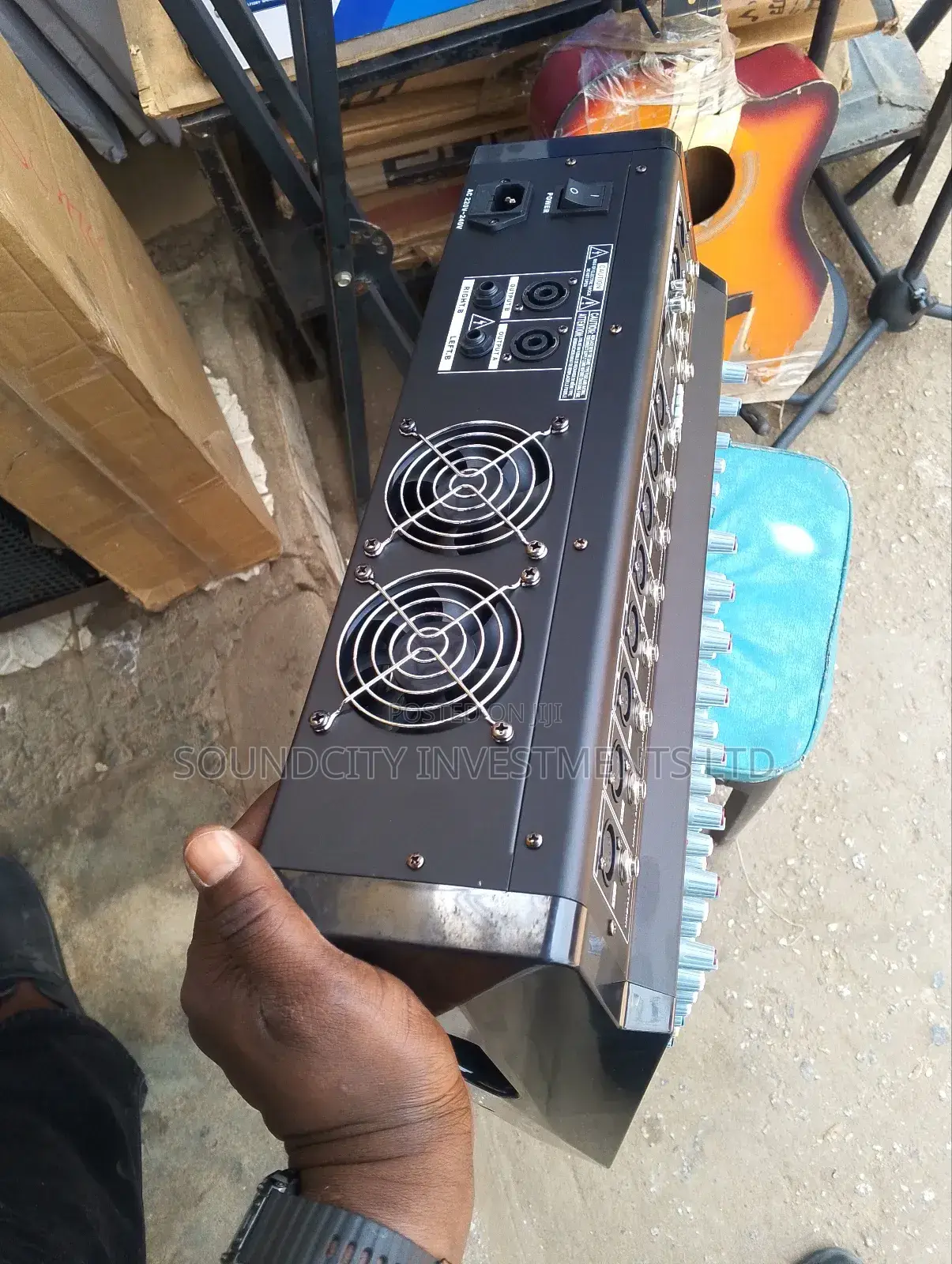 Yamaha 8channels Powered Mixer Amplifier.