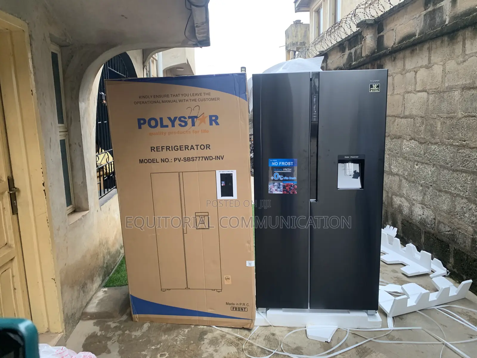 Polystar Pv-Sbs777wd-Inv Smart Cooling Refrigerator
