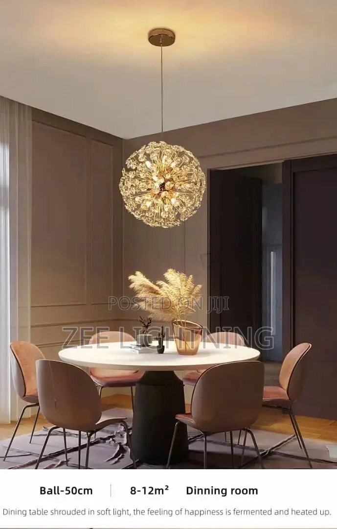 Crystal Nordic Bulb Use Chandelier