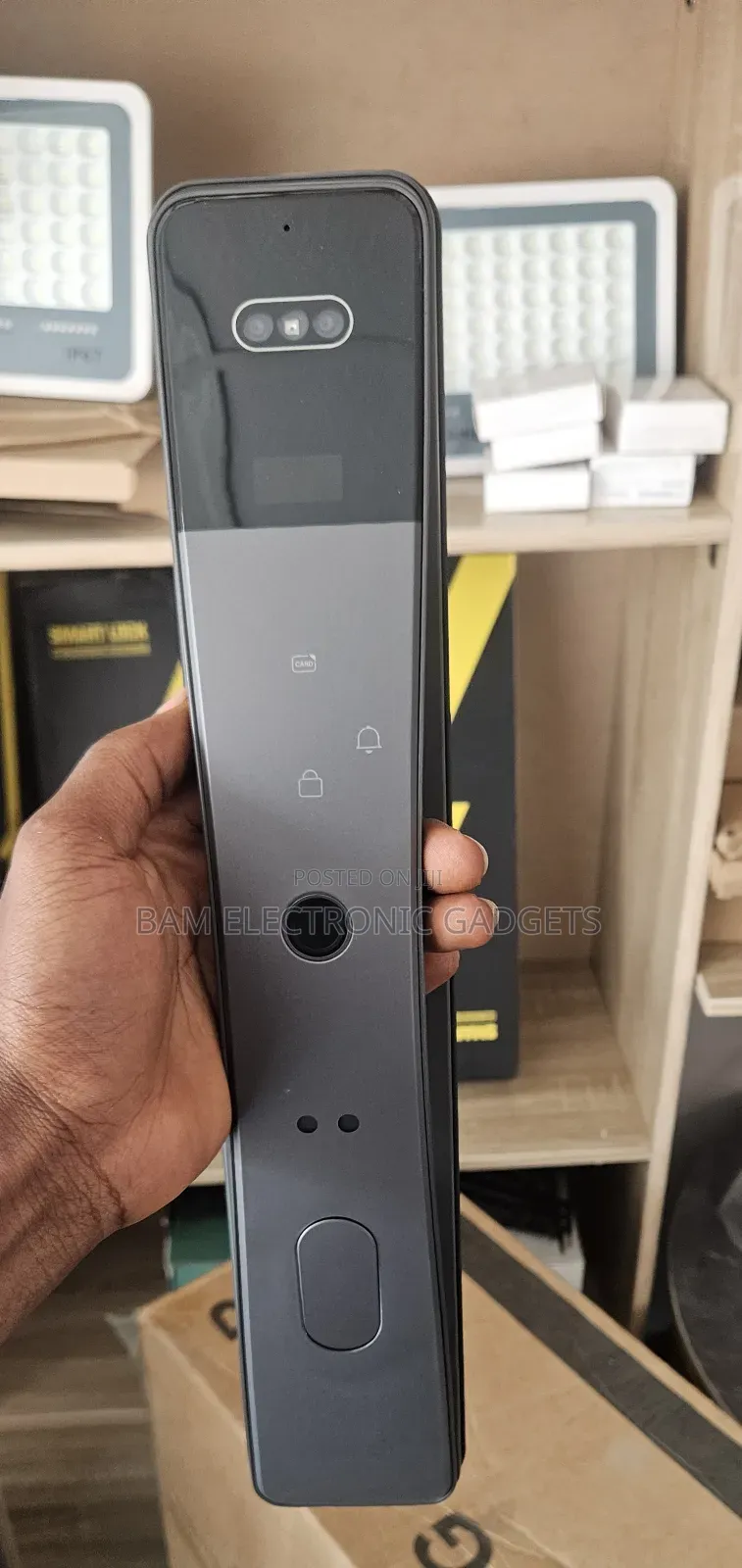 Face Id Fingerprint Smart Door Lock
