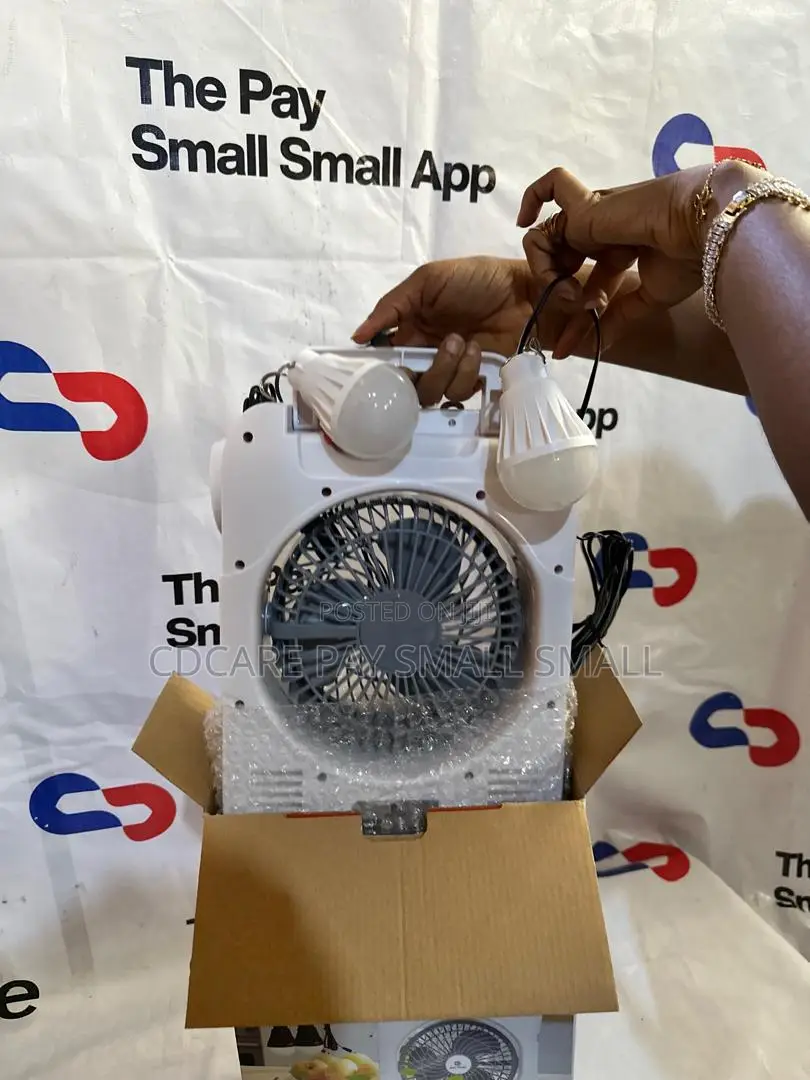 Pay Small Small Presto Rechargeable Solar Table Fan On Cdcare.App