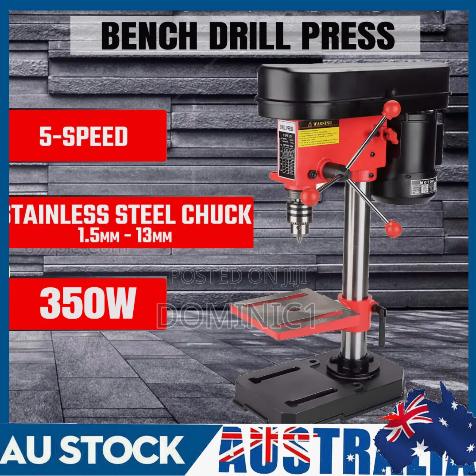 Bench Drill Press 350w
1.5-13mm