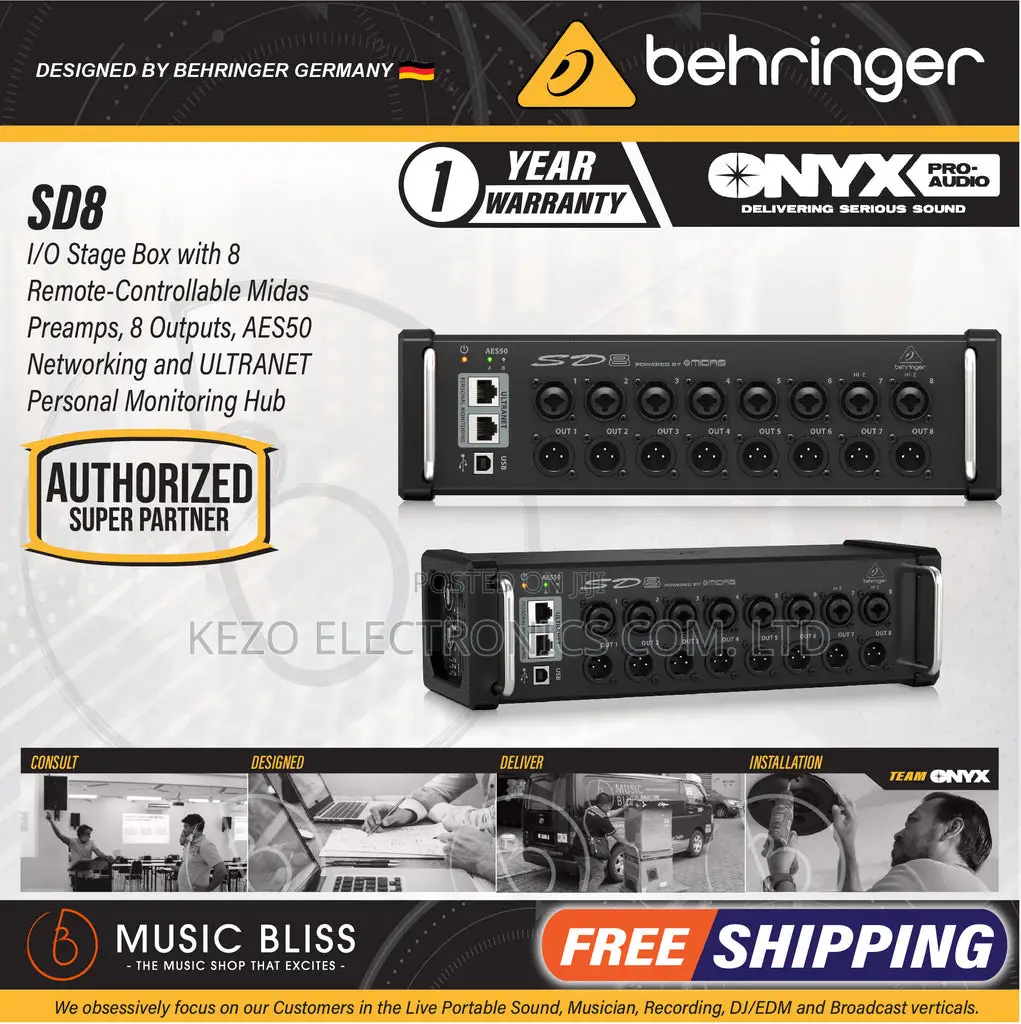 Sd8 I/0 Stage Box
