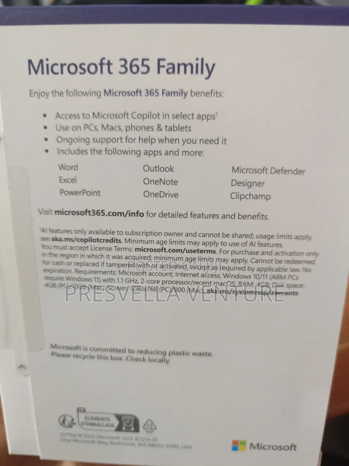 Microsoft Office 365 Family 6 Users