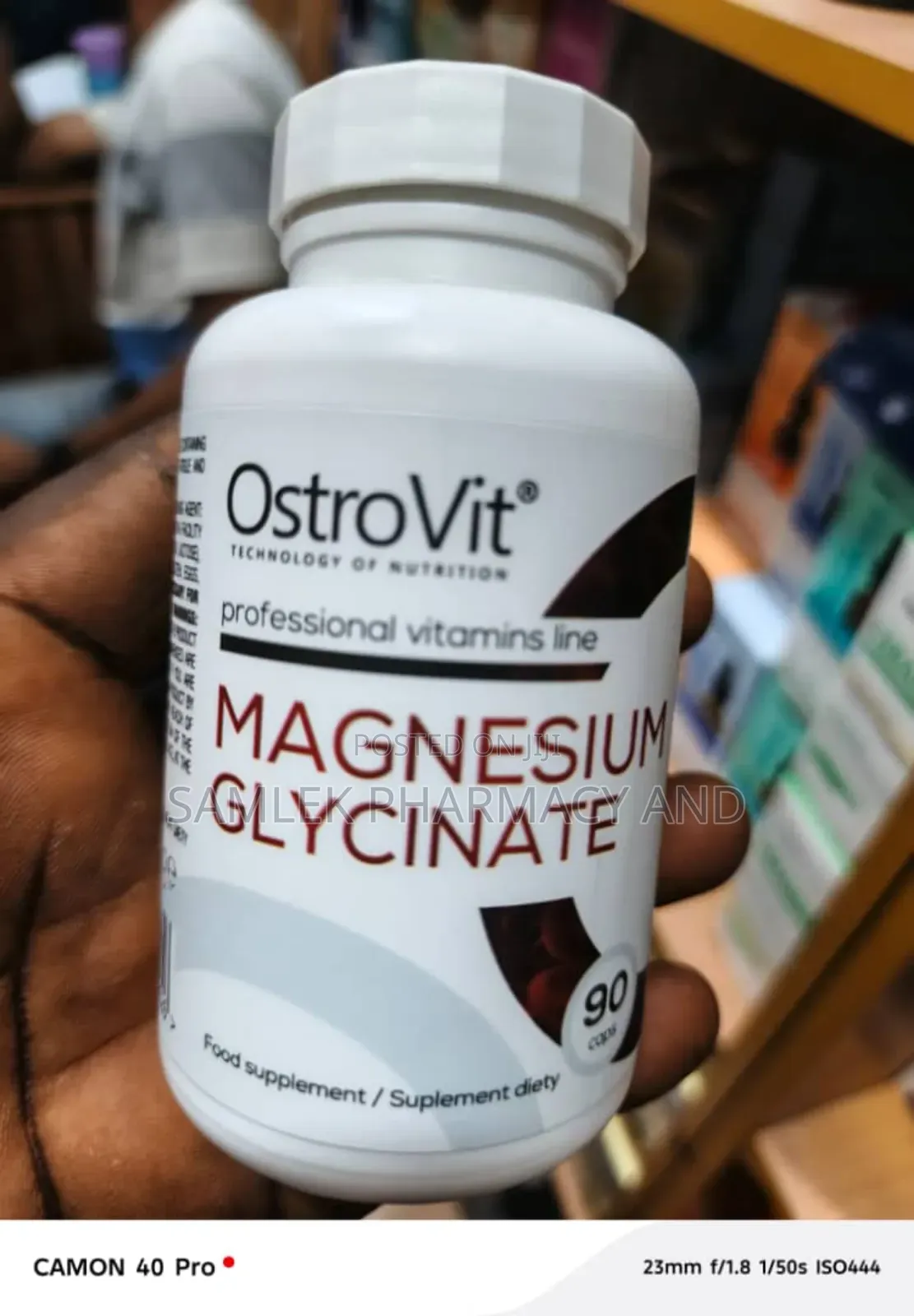 Ostrovit Magnesium Glycinate 400mg- 90caps