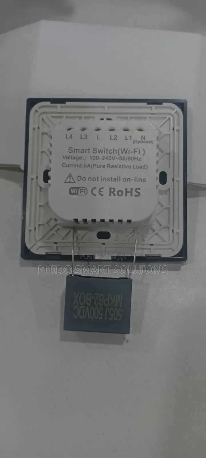 Tuya Wifi Smart Light Switch (2 Gang) With Neutral
