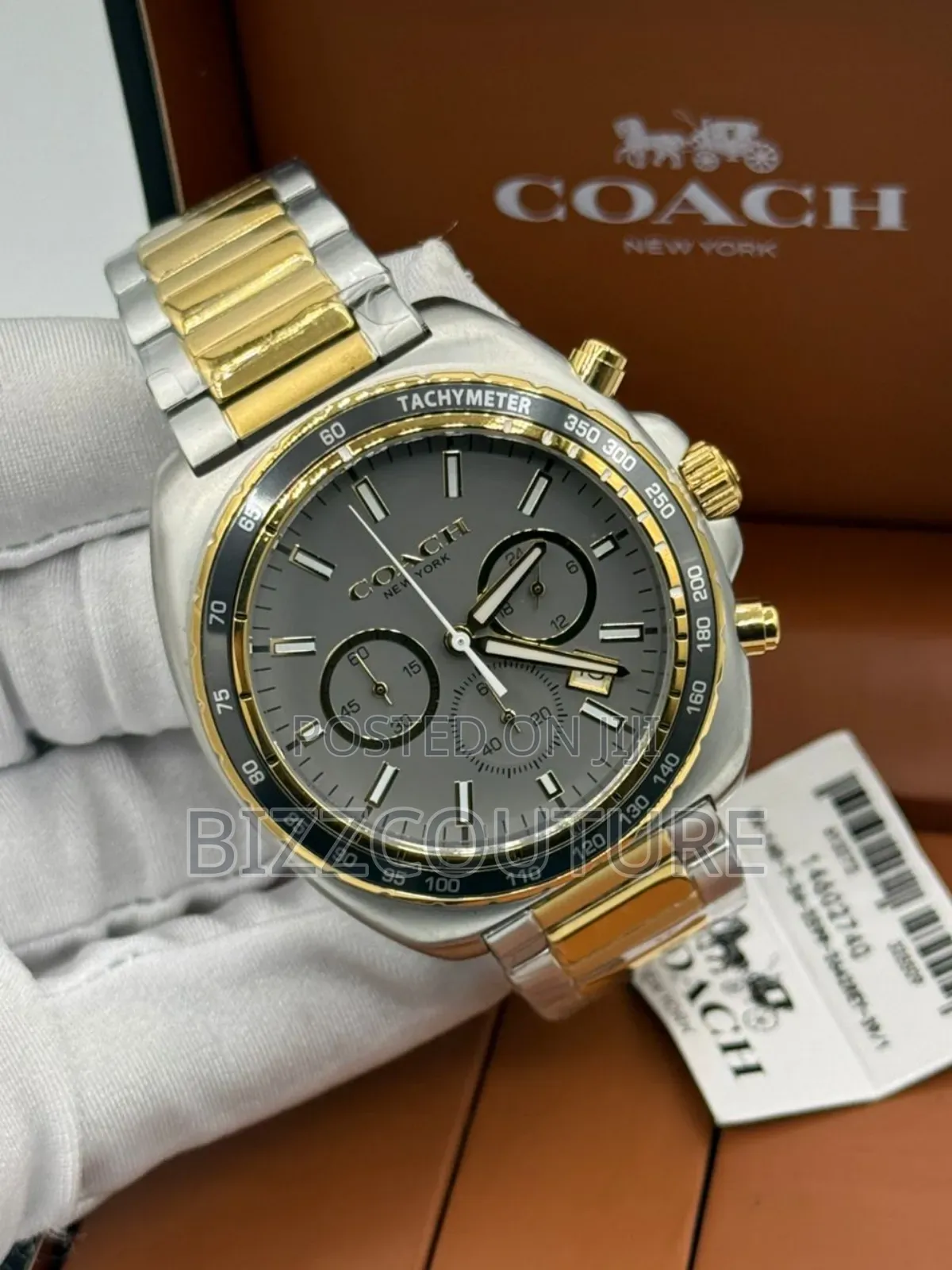 Original Coach Charter Chronograph Two-Tone Stainless Available In