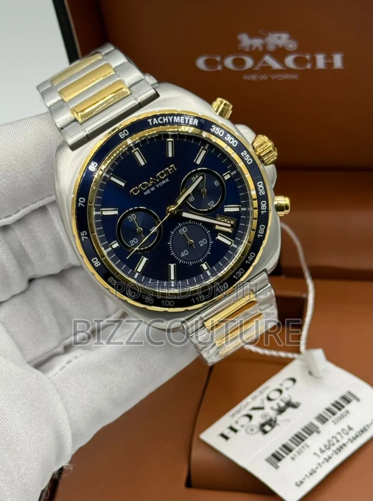 Original Coach Charter Chronograph Two-Tone Stainless Available In