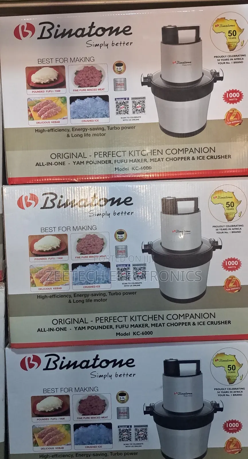 Binatone Kc-6000 Yam Pounding Machine