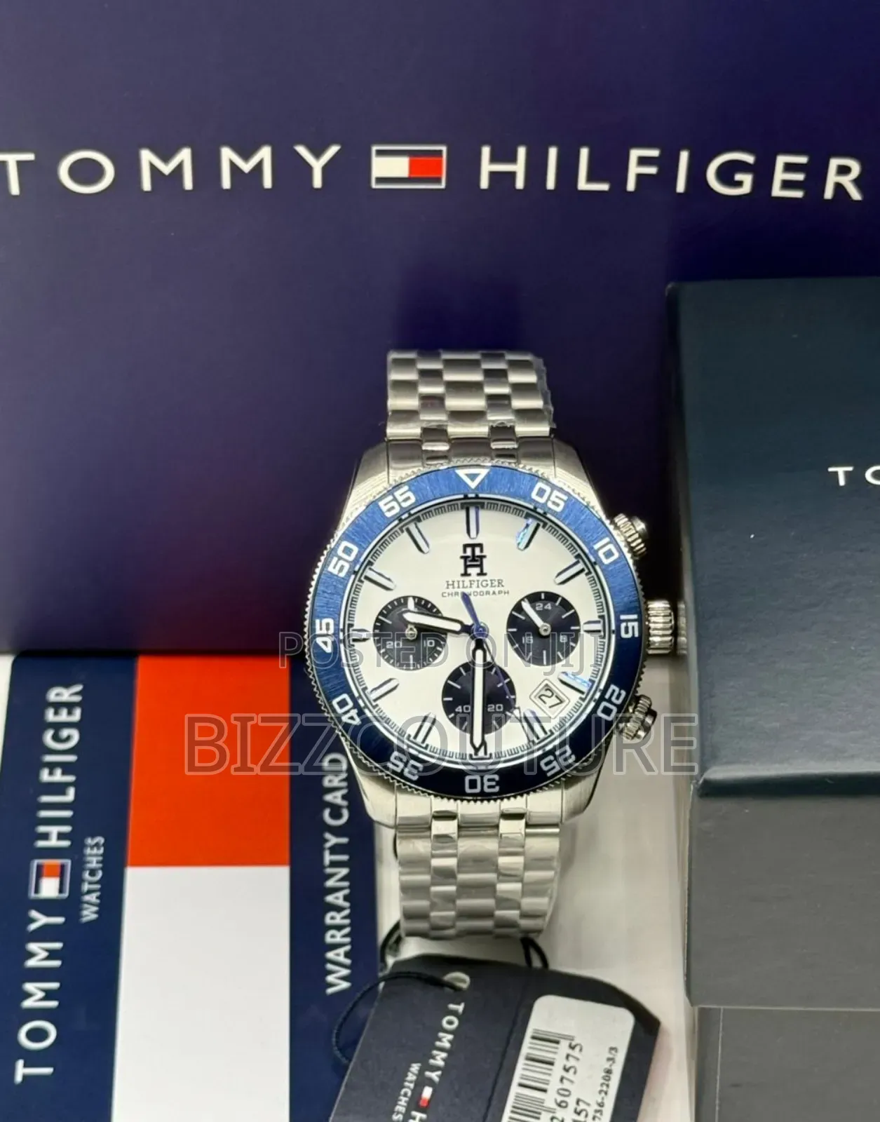 Original Tommy Hilfiger White Dial Steel Available in Store