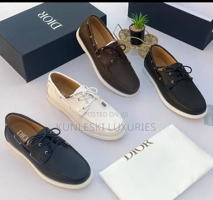 Original Christian Dior Lace Up Loafers Sneakers