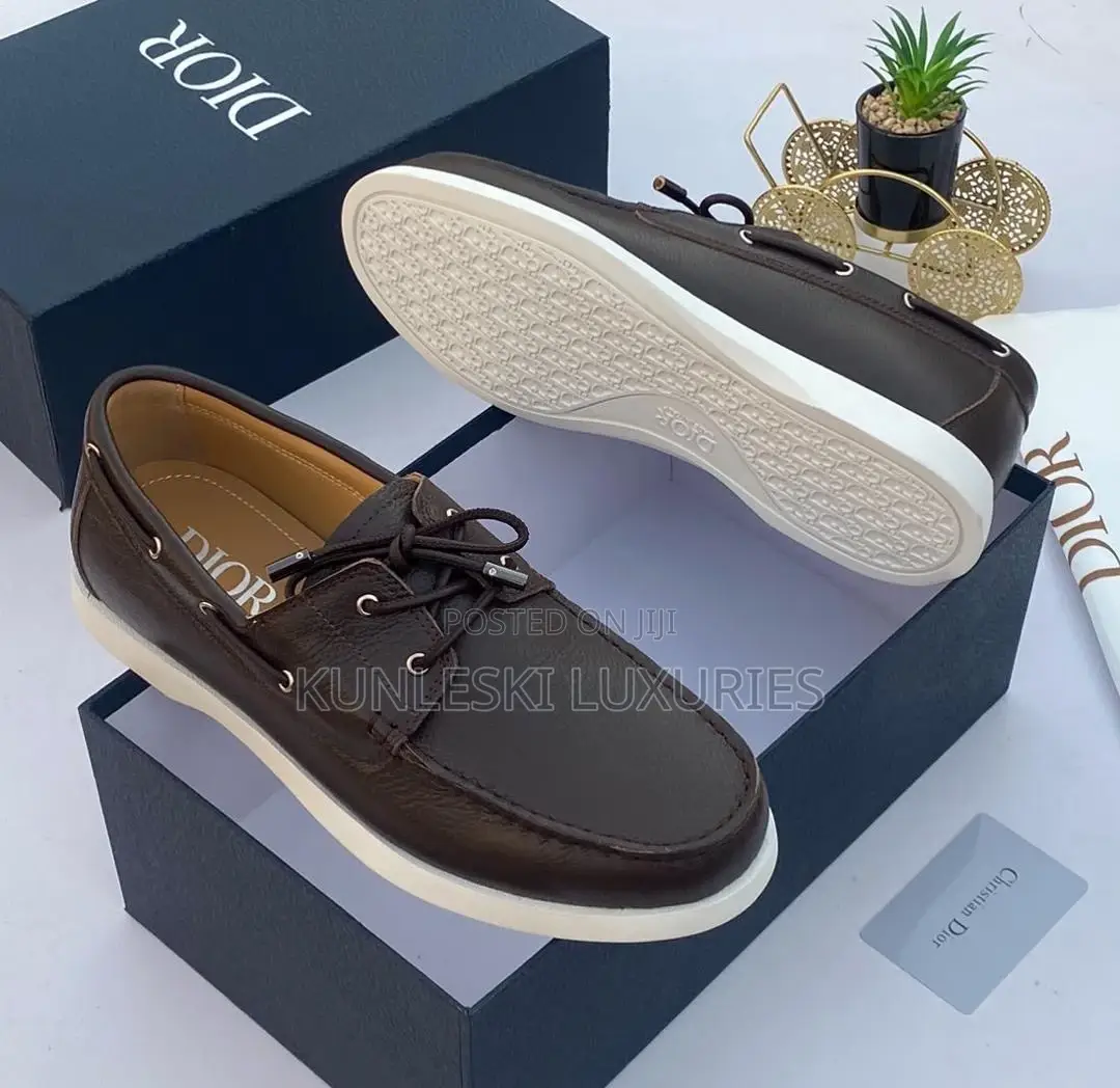 Original Christian Dior Lace Up Loafers Sneakers