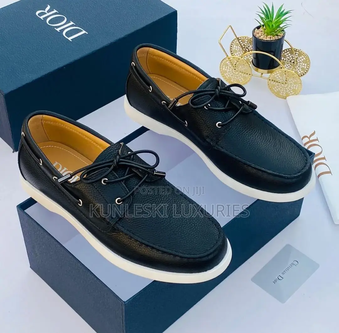 Original Christian Dior Lace Up Loafers Sneakers
