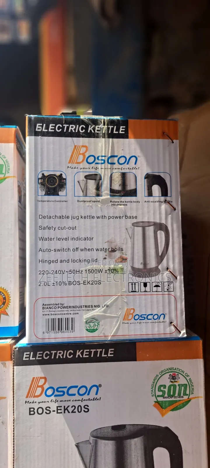 Boscon 2l Electric Kettle