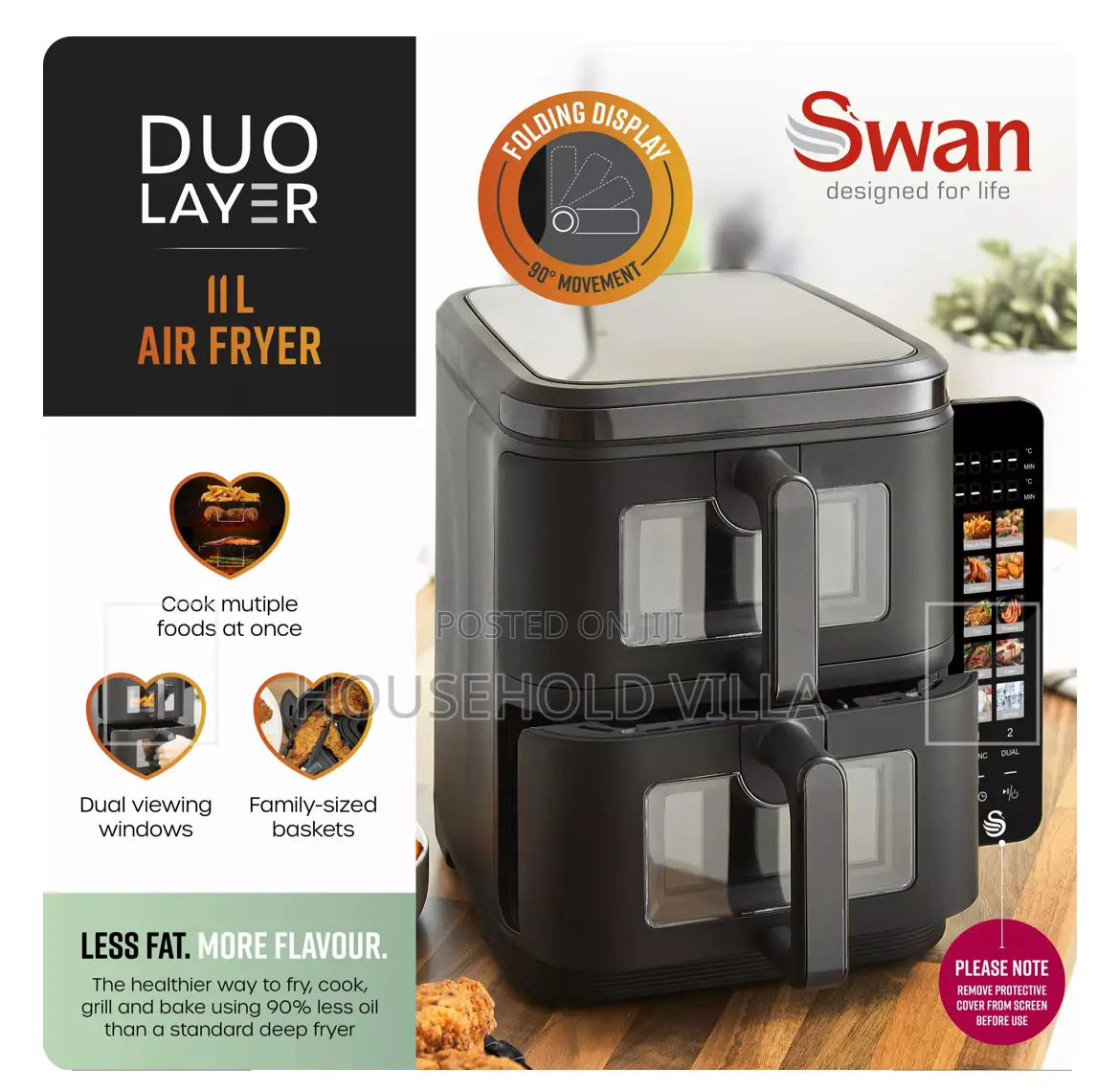 Swan 11l Duo Layer Air Fryer