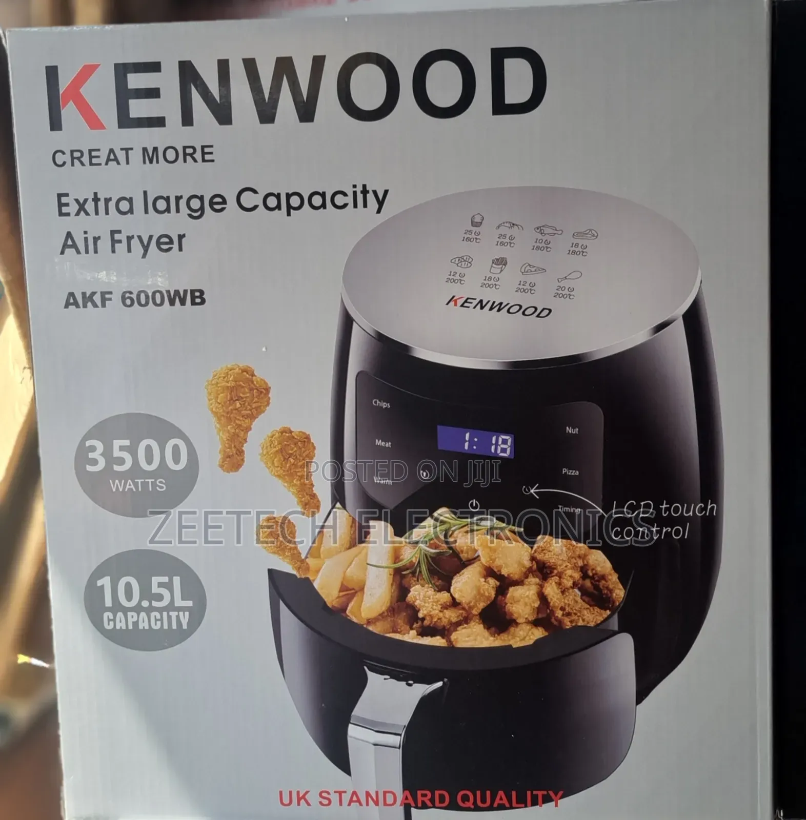 Kenwood 10.5l Extra Large Capacity Airfyer