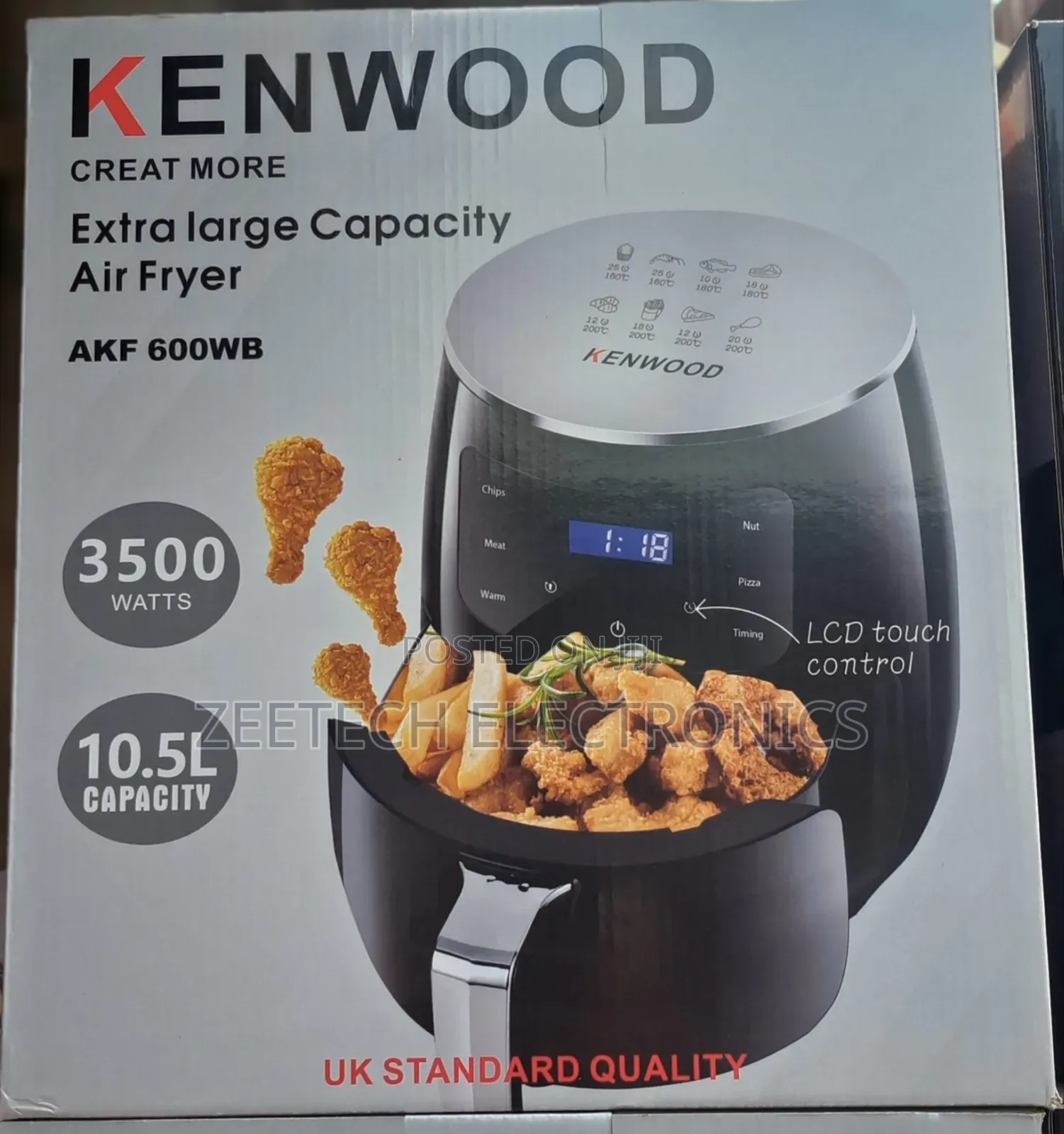 Kenwood 10.5l Extra Large Capacity Airfyer