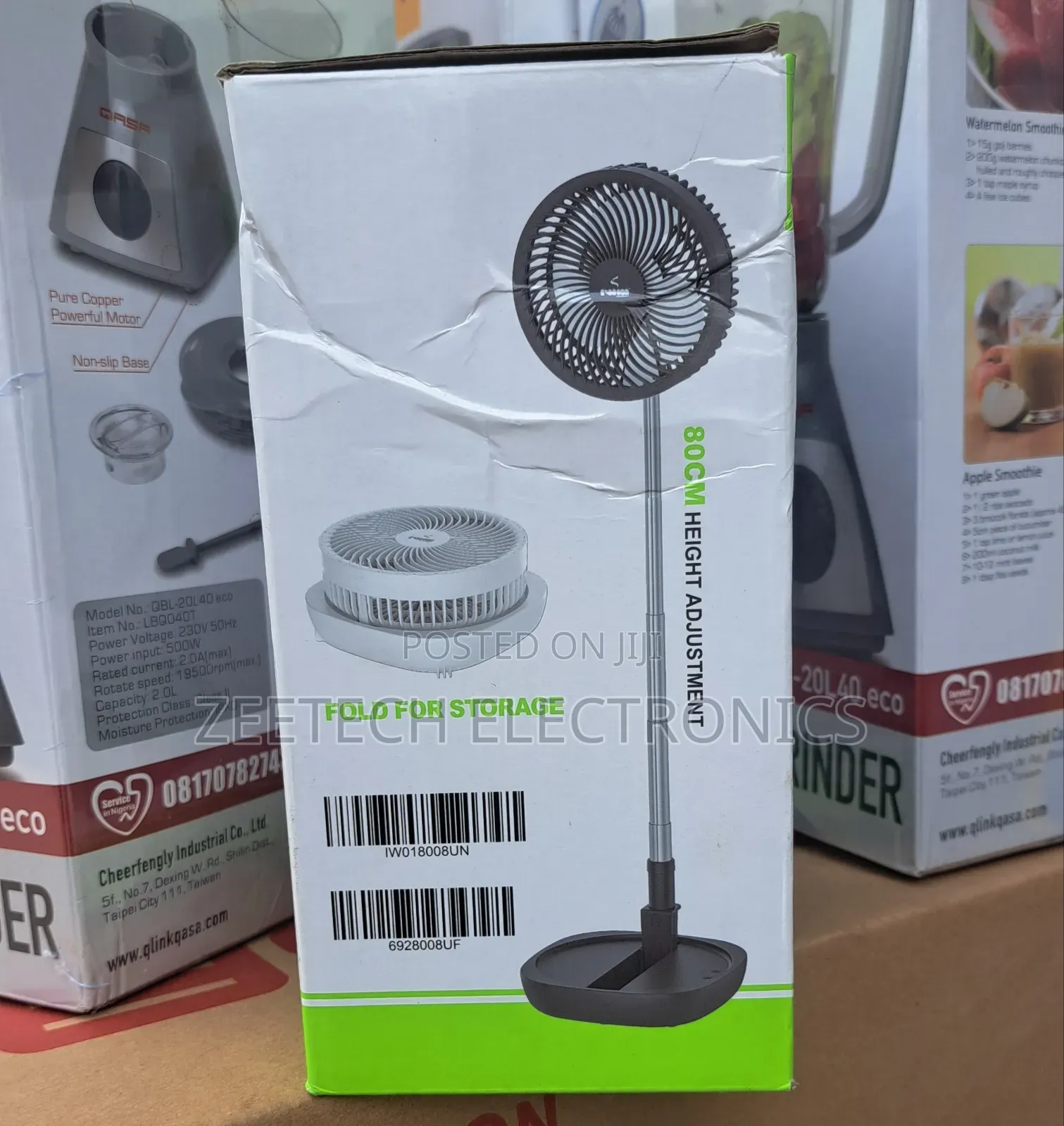 Iwin Eco Rechargeable Telescopic Fan