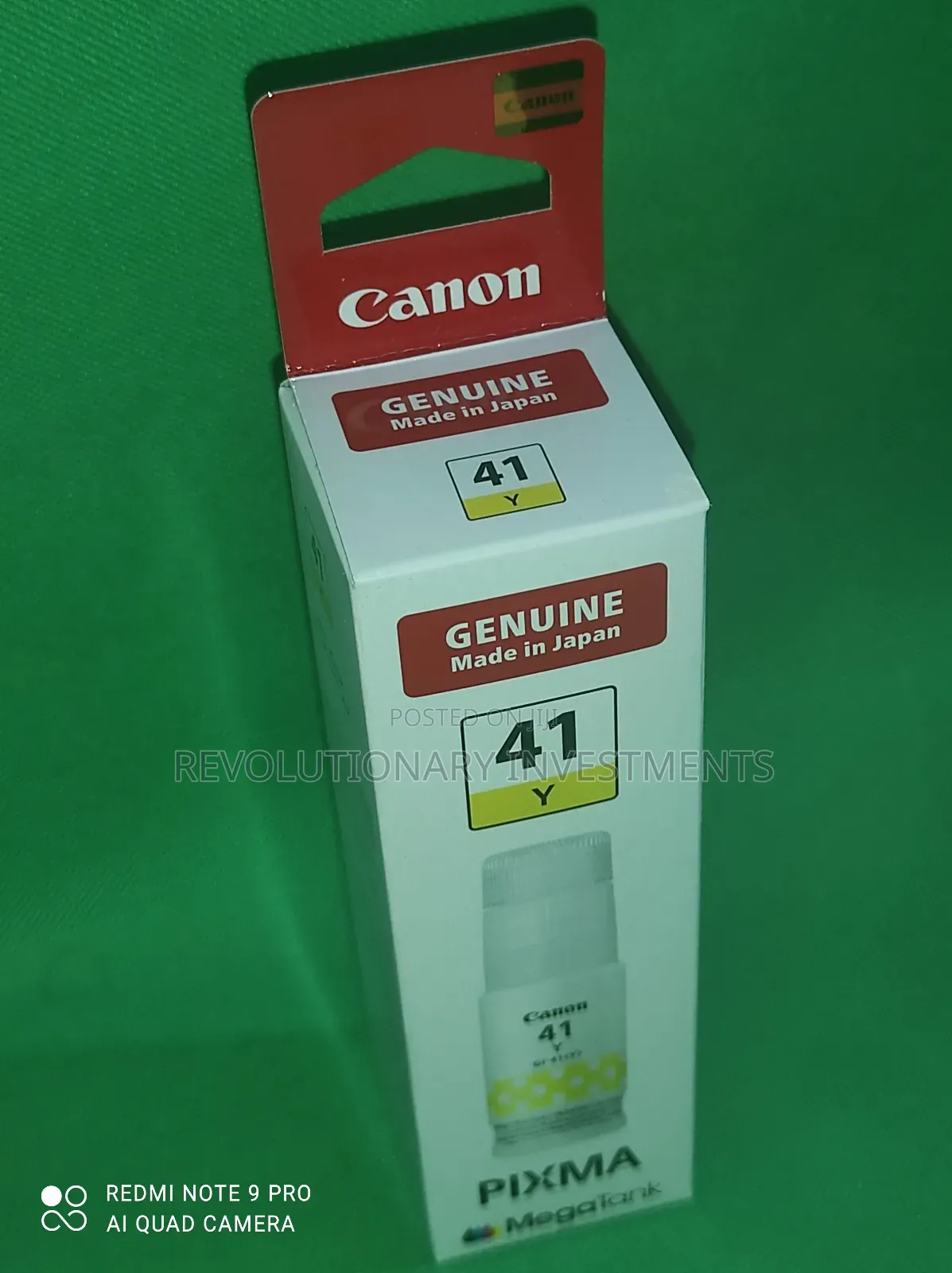 Genuine Canon Ink 41 Yellow
