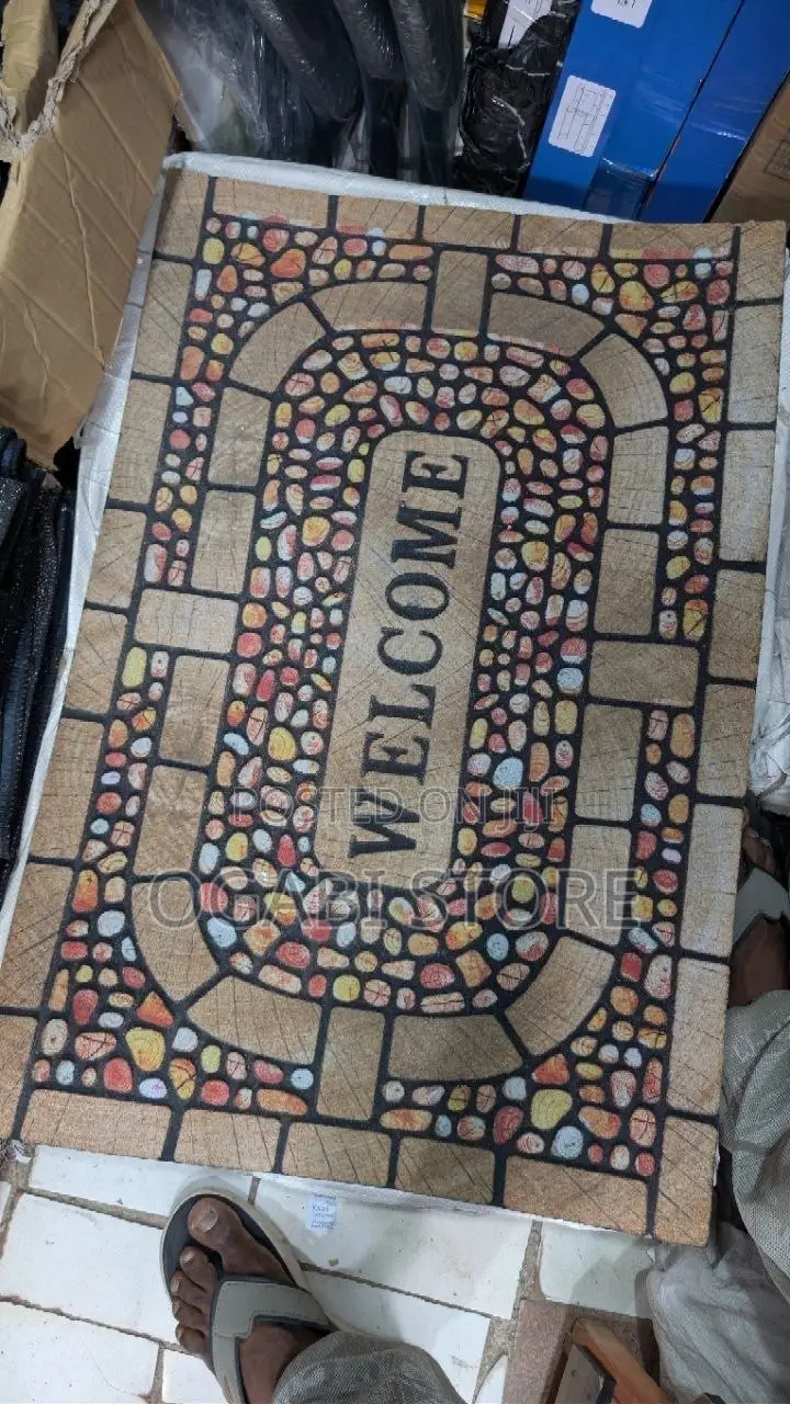 Outdoor Mosaic Door Mat Large Size 90cm by 60cm