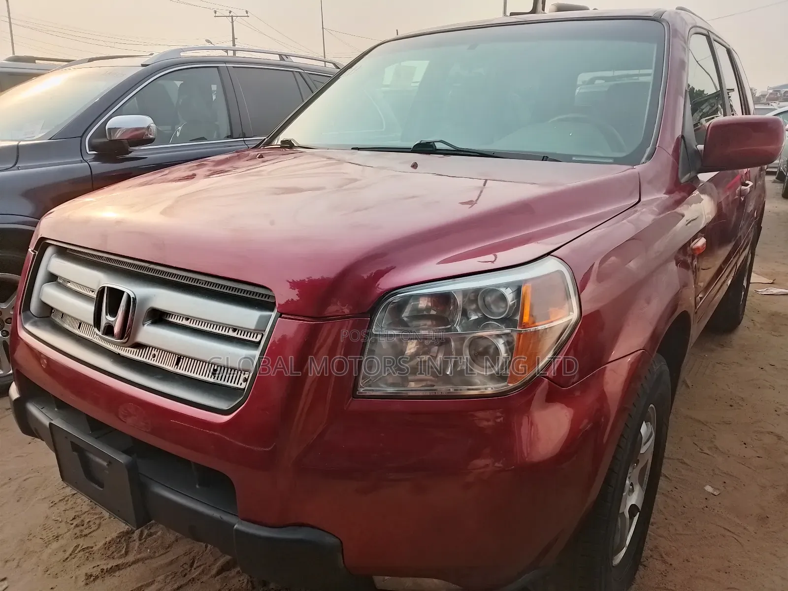 Honda Pilot EX-L 4x4 (3.5L 6cyl 5A) 2007 Red