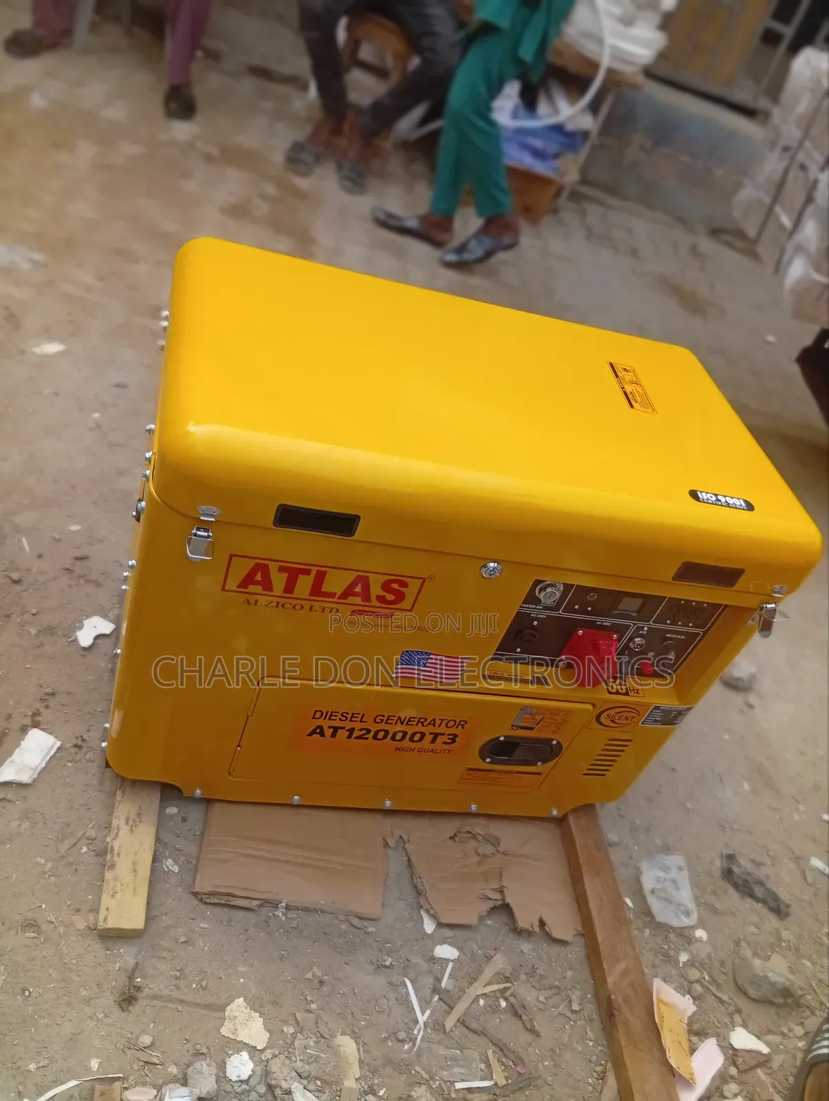 Original 12kva Diseal Soundproof Generator Atlas