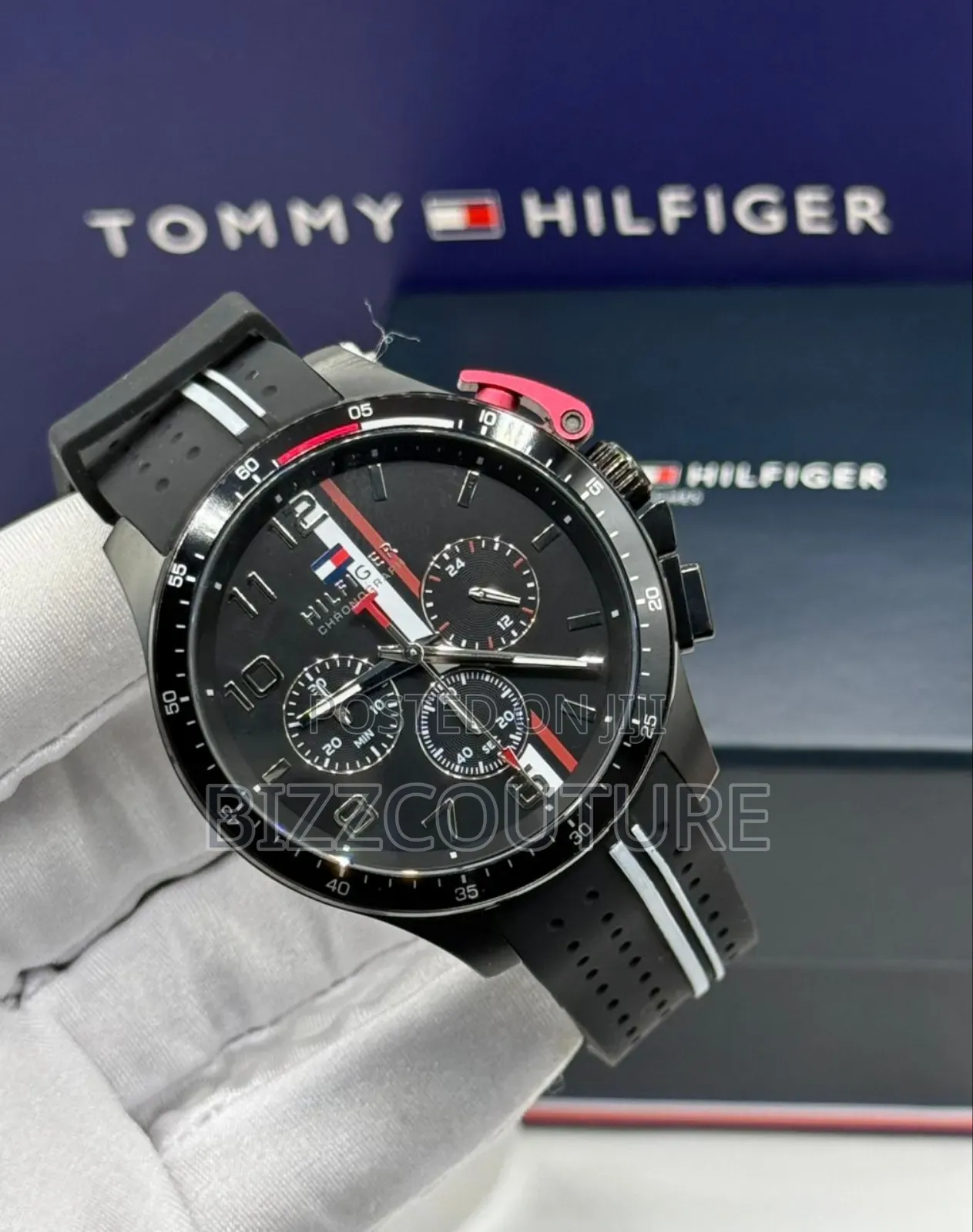 Original Tommy Hilfiger Blue Ion Plated Steels Available in Store