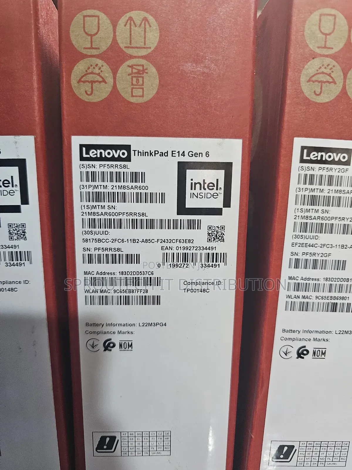 New Laptop Lenovo ThinkPad E14 Gen 6 8GB Intel Core Ultra 5 SSD 512GB