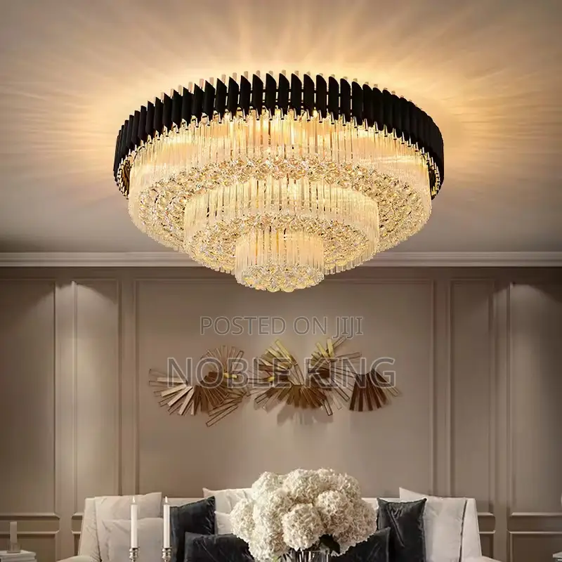 Crystal Flush Chandelier