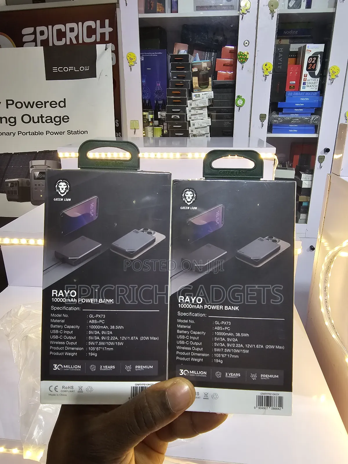 Green Lion Rayo 10,000mah Ultra-Slim Magsafe Powerbank