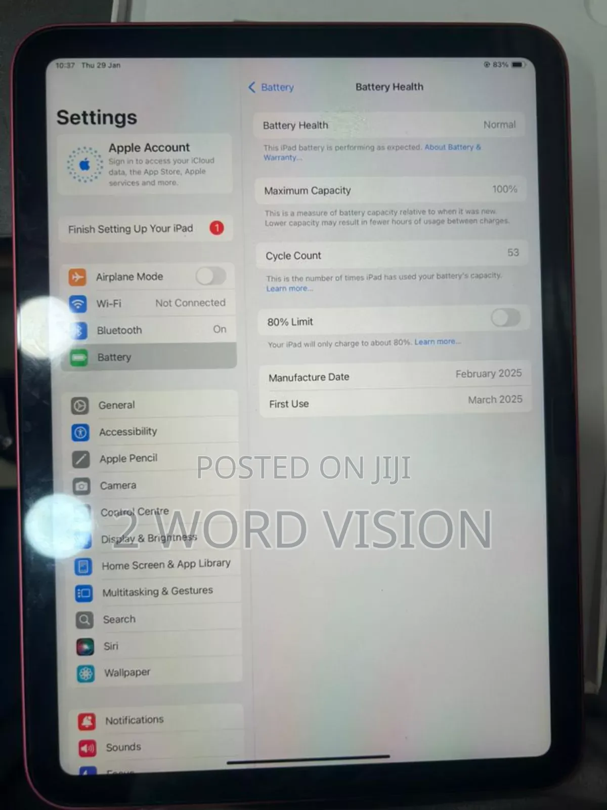 Apple iPad (2025) 128 GB Pink