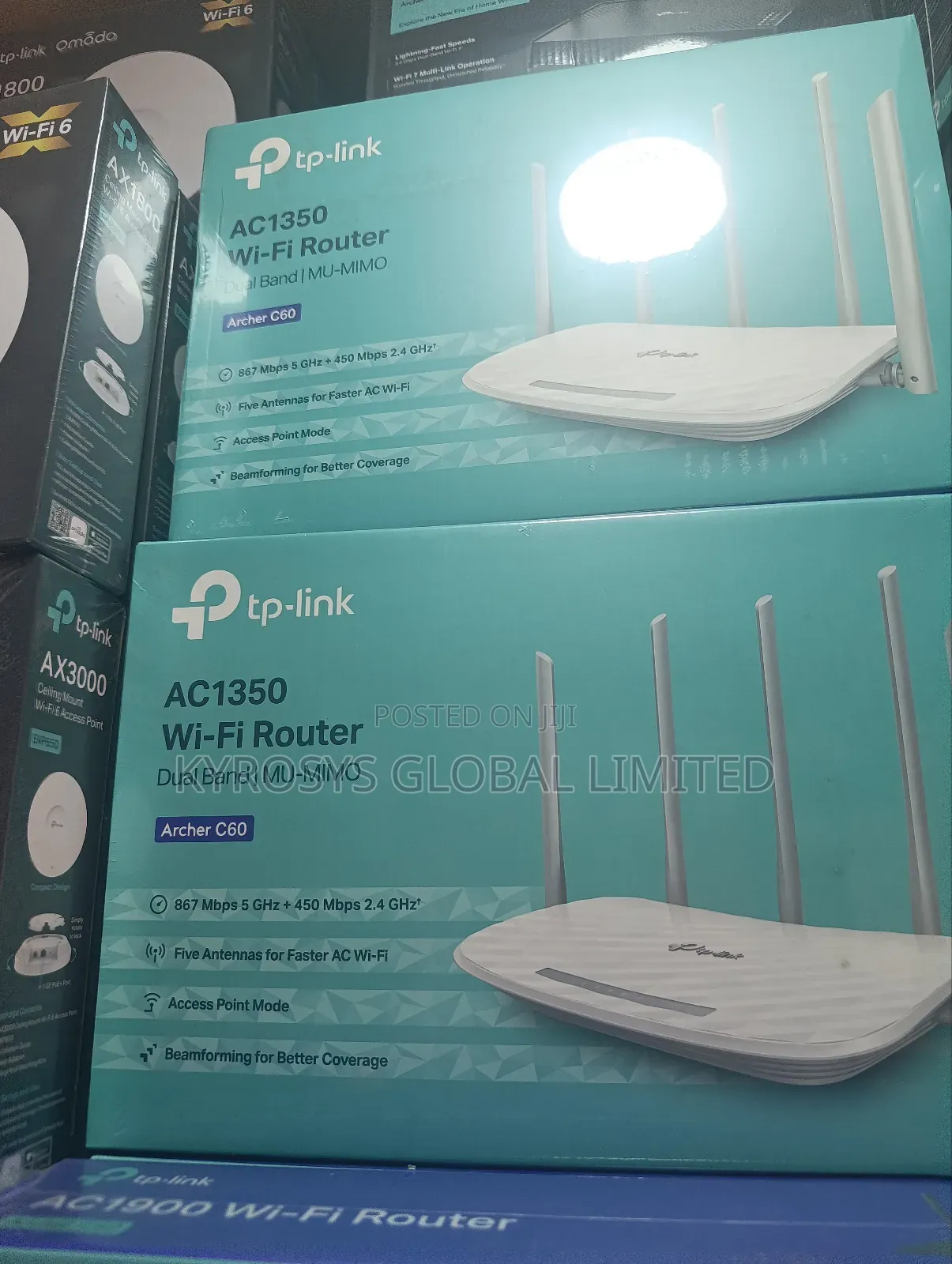 Tplink Ac 1350 Dual Band Wifi Archer C60 Router