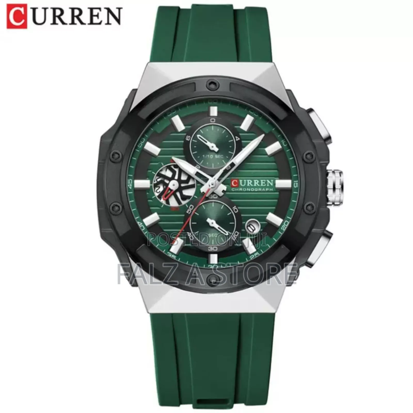 Curren Rubber Wristwatch (Quartz Movement)(Chronography)