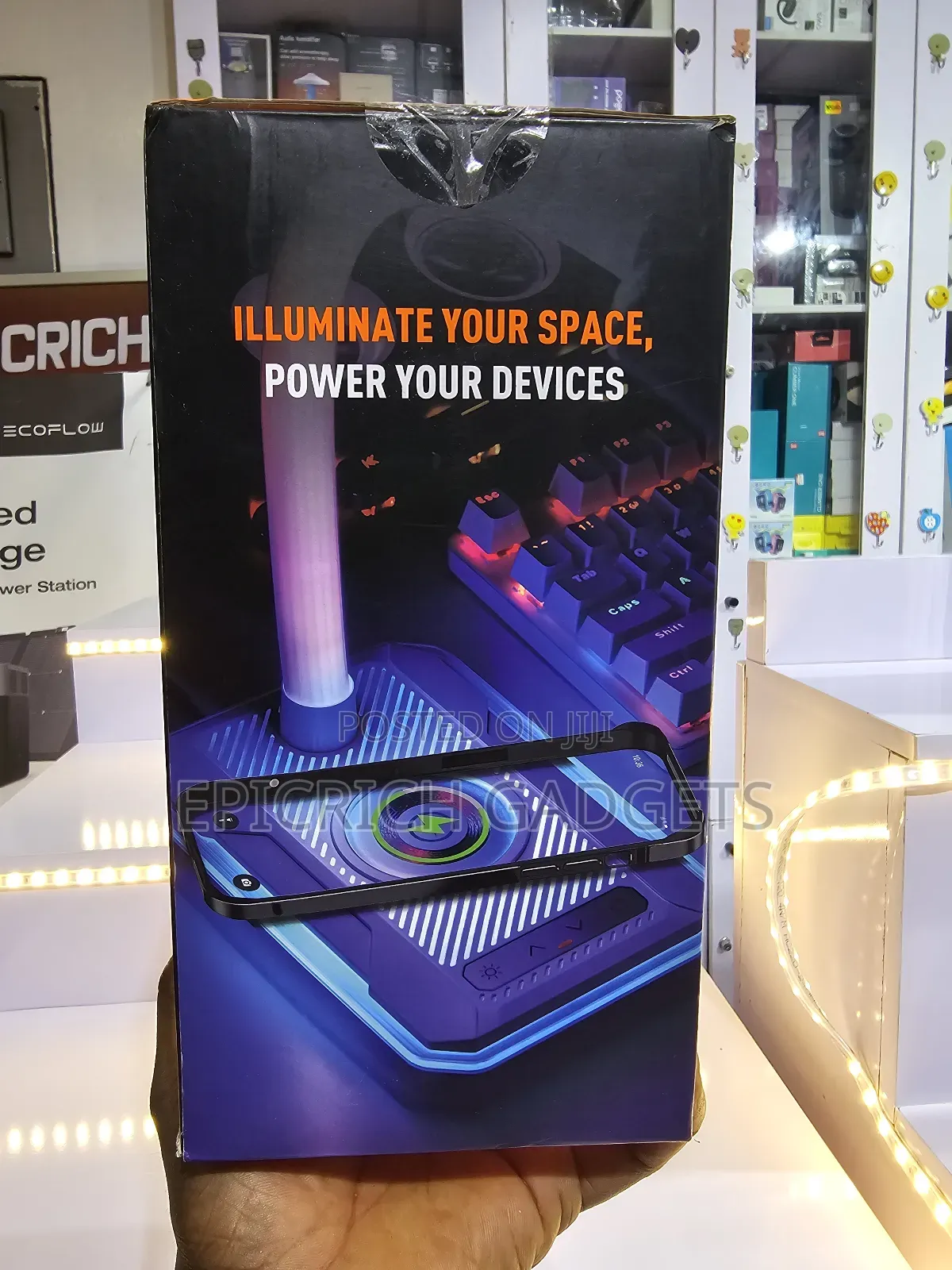 E Sports/Gaming Desk Lamp With Wireless Charger – Adjustable Led Light