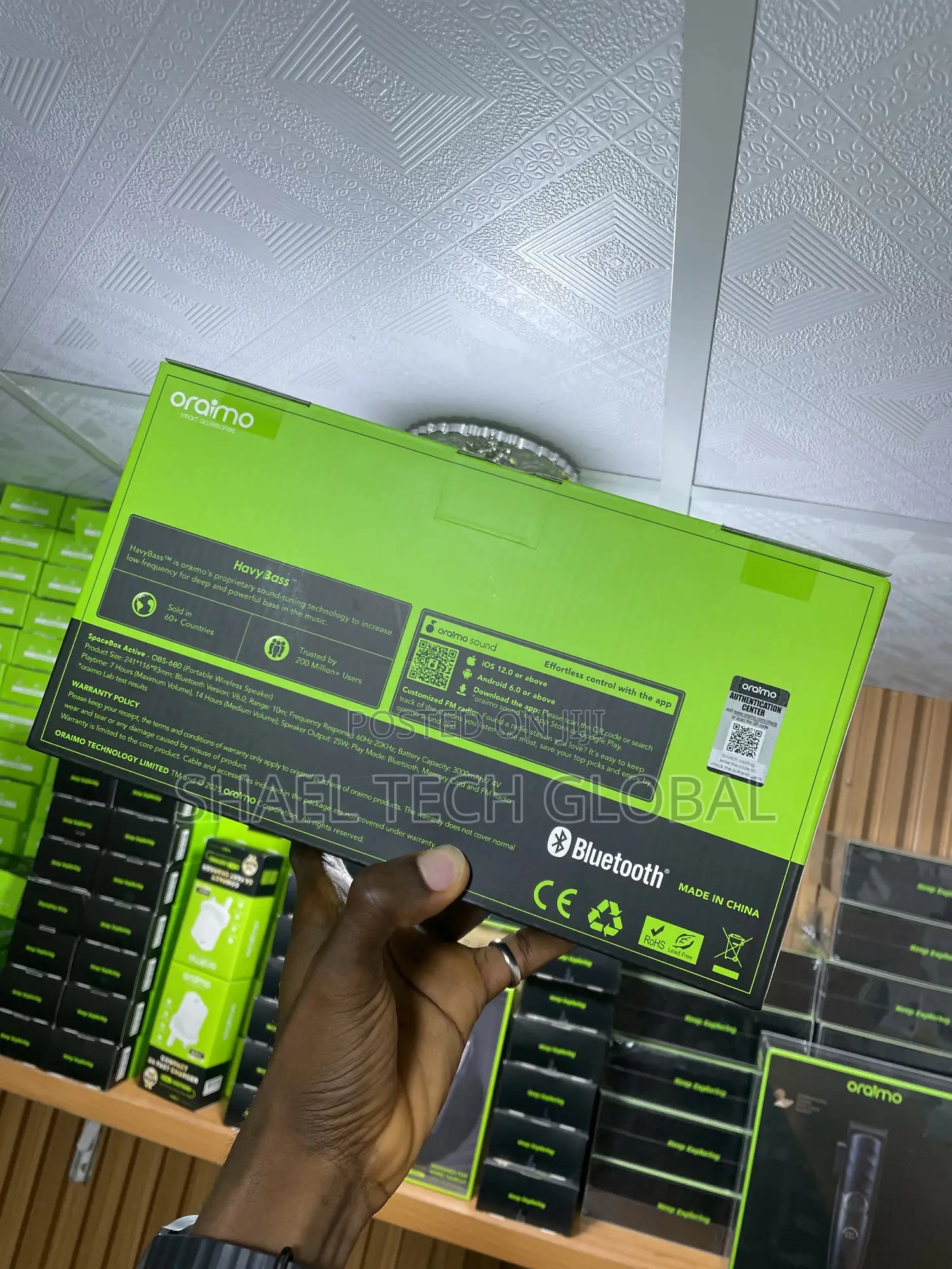 Oraimo Spacebox Active Speaker Obs 680