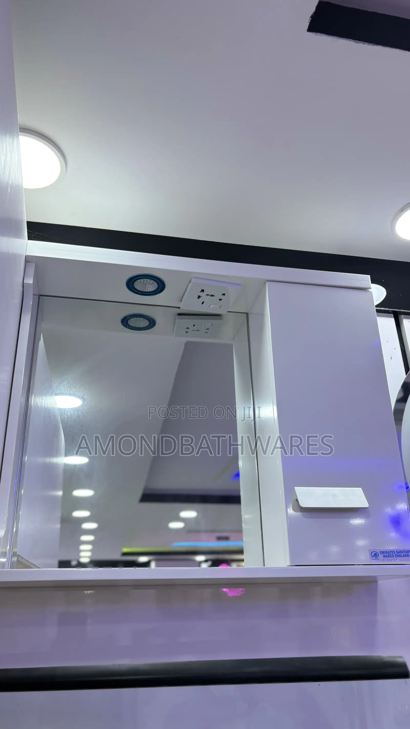Single Shelf Cabinet Mirror