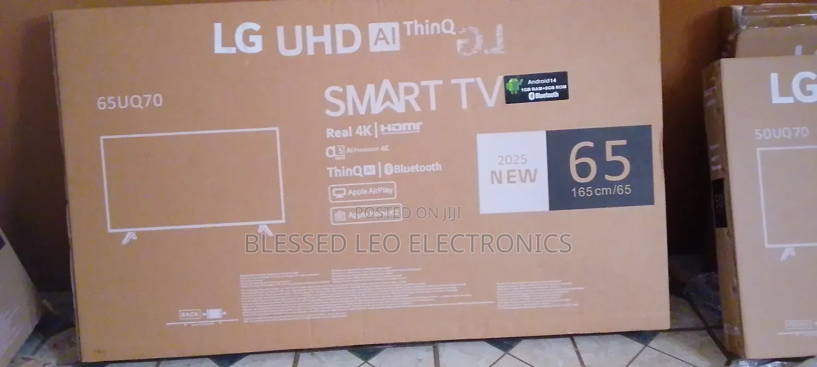 65 Inches With Vibrant Colored Cloud