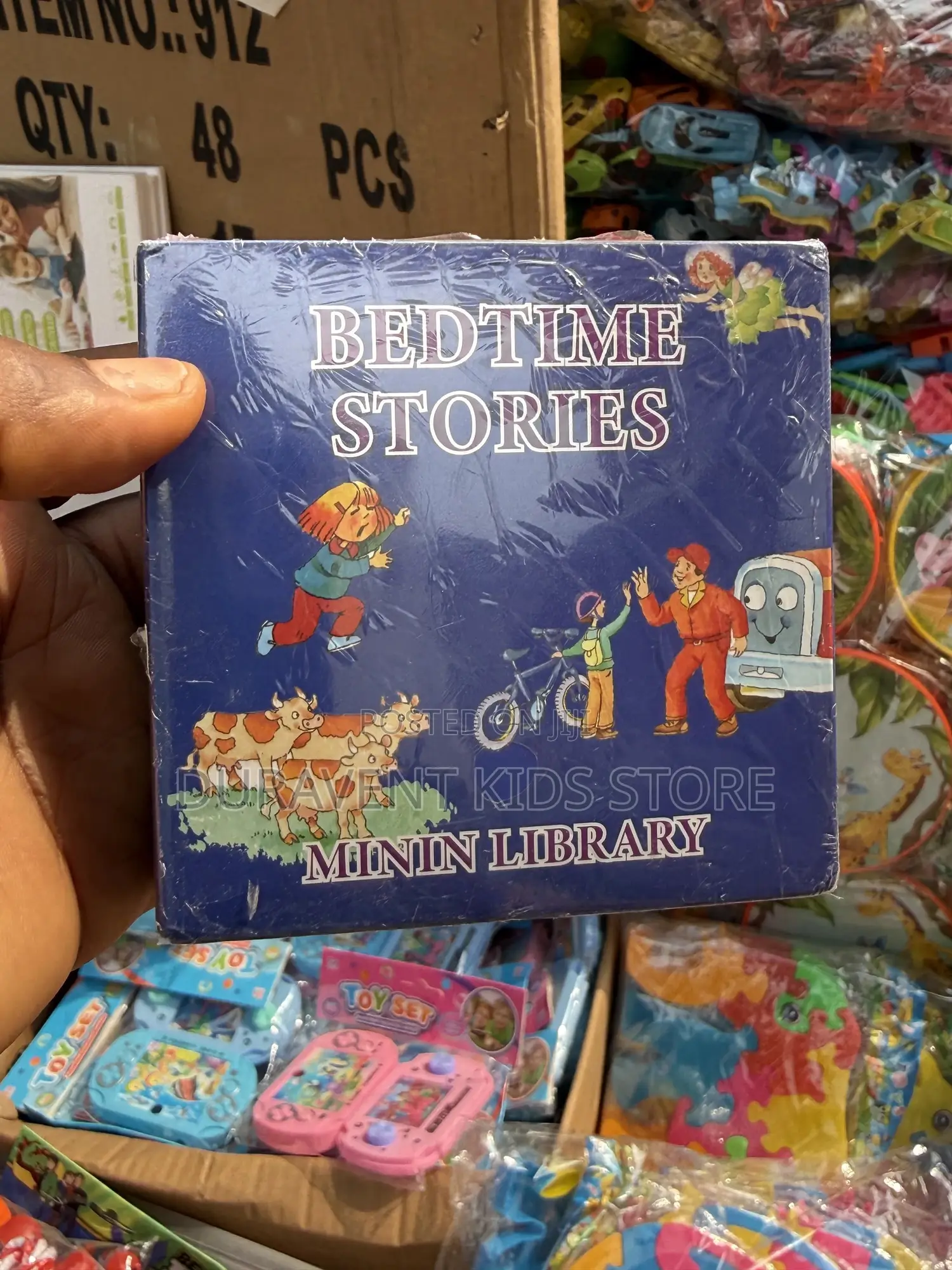 6 in 1 Mini Library Bedtime, Fairy Tale and Bible Stories Book
