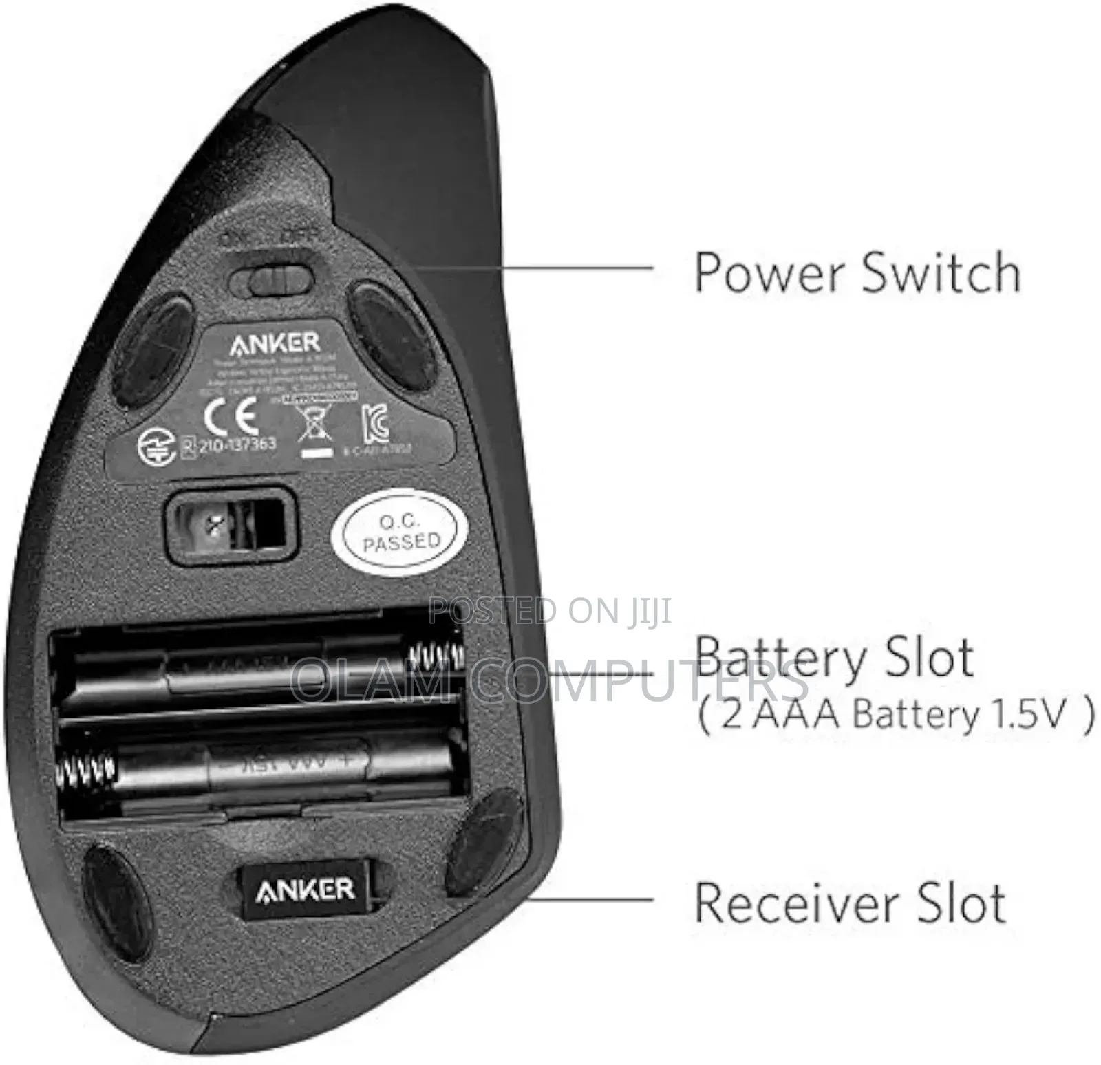 Anker Wireless Vertical Ergonomic Mouse