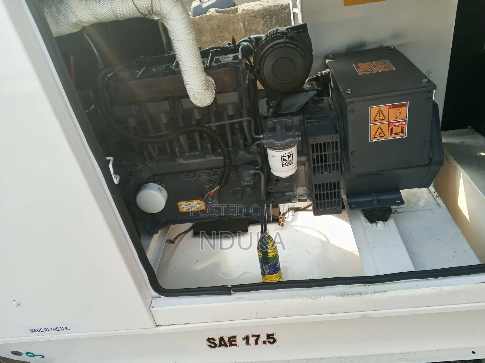 Lister Peter Generator 17.5kva Uk Standard Test and Trusted