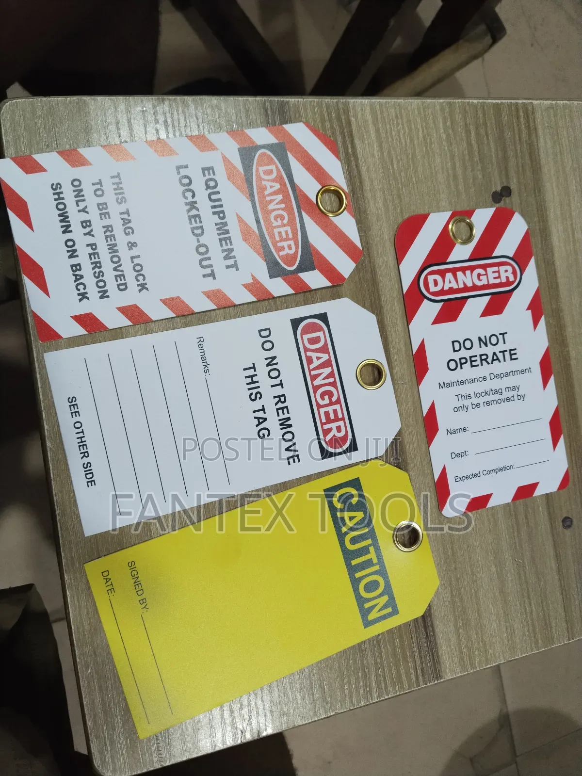 Lock Out Tag.